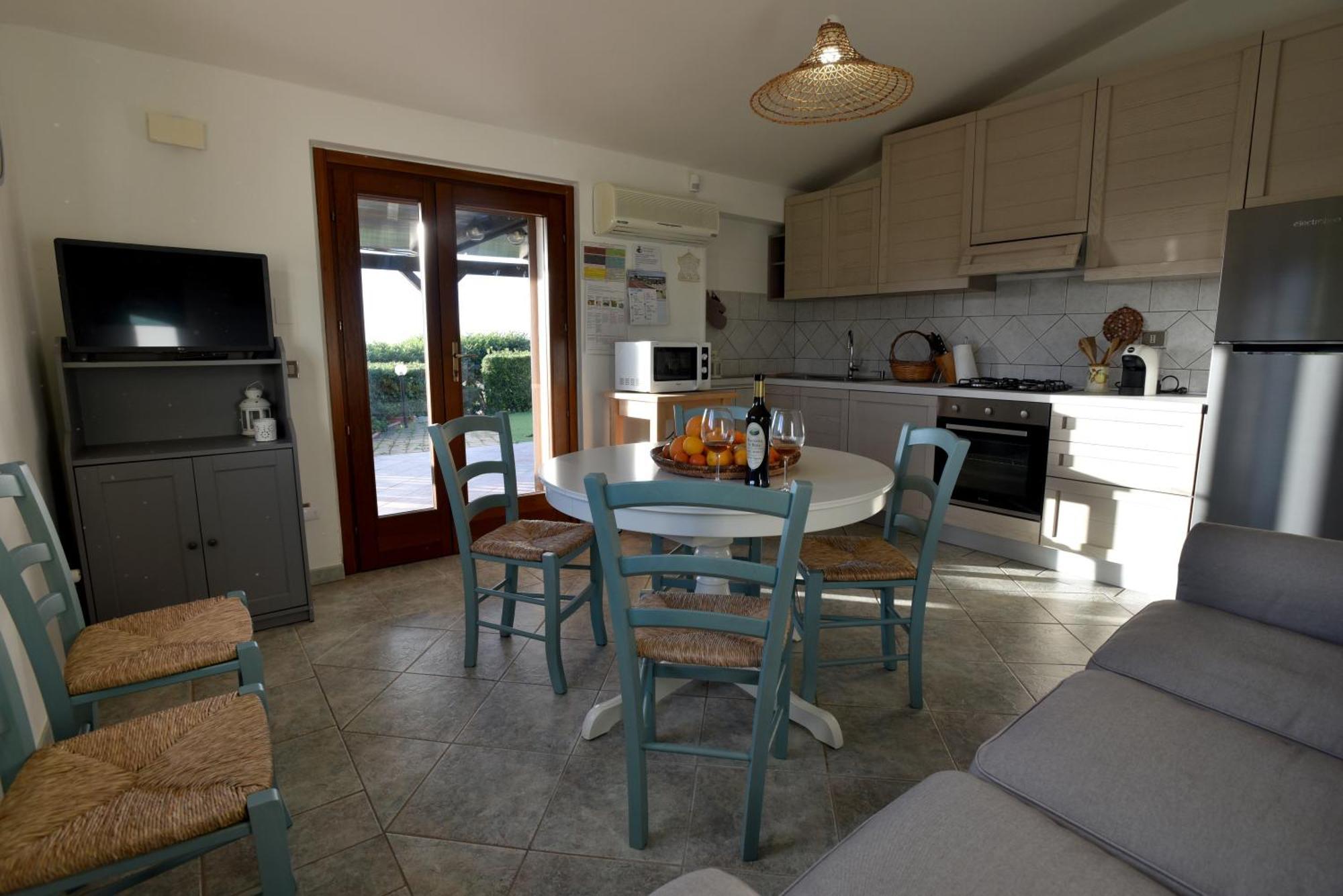 Casa Nel Vigneto Con Vista Mare Lägenhet Magomadas Exteriör bild
